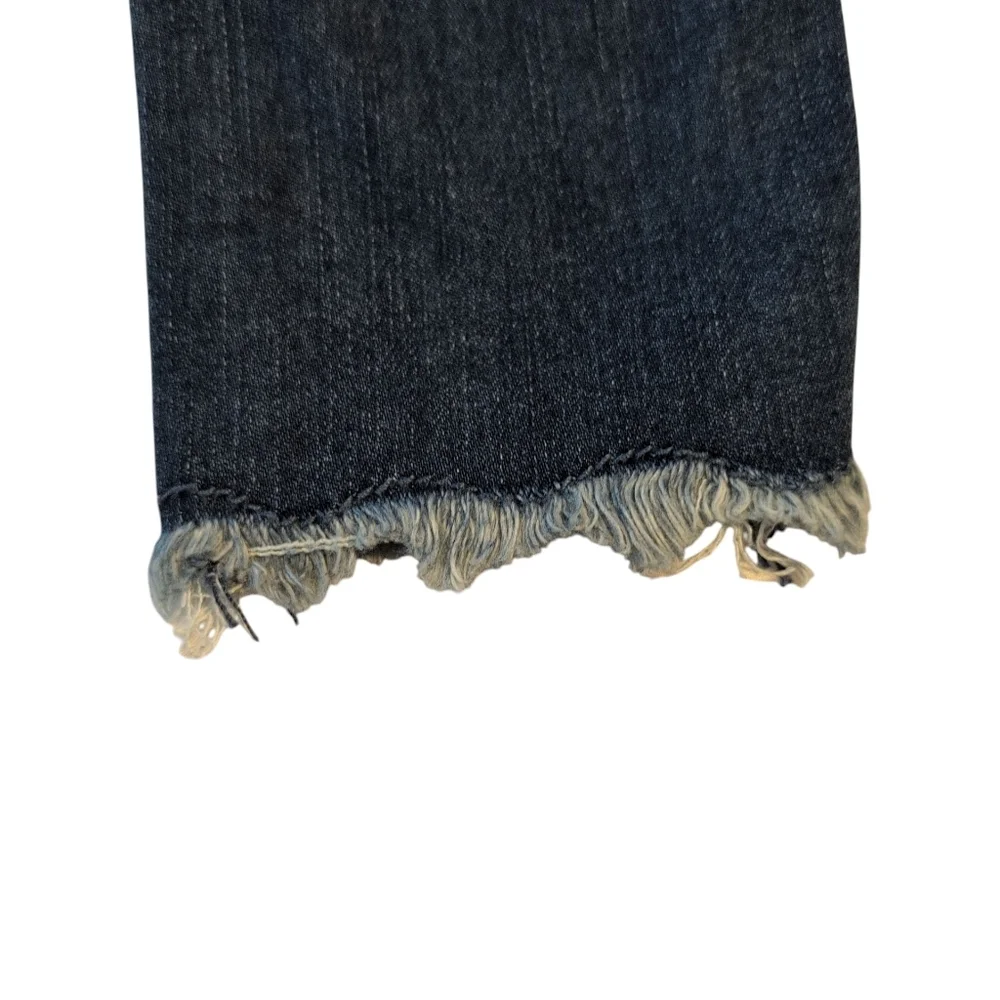 Levi's Dark Blue Distressed Skinny Jeans